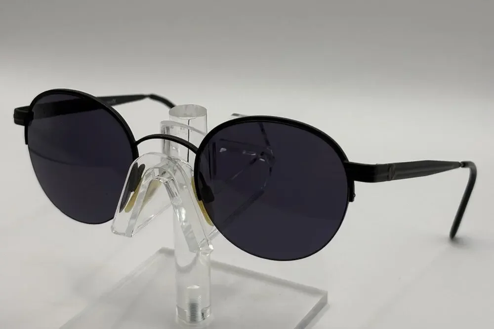 Vogue VO3055 337 Black Oval Metal Sunglasses 49-21-135